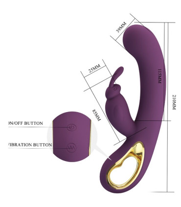 Pretty Love Liam — profil vibrateur lapin douce premium