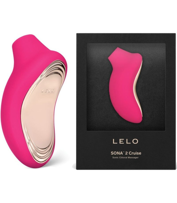 LELO Sona 2 Cruise cerise — profil silicone premium