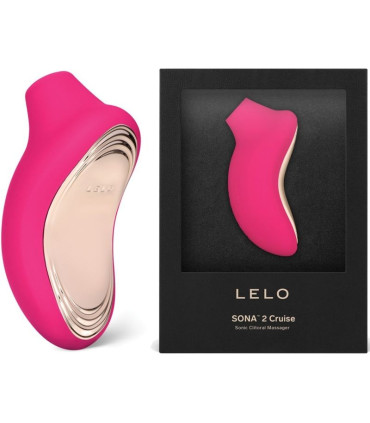 LELO Sona 2 Cruise cerise — profil silicone premium