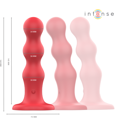 Cody Intense — télécommande sans fil ventouse rouge