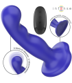 Intense — Shorty vibrateur ventouse télécommande bleue