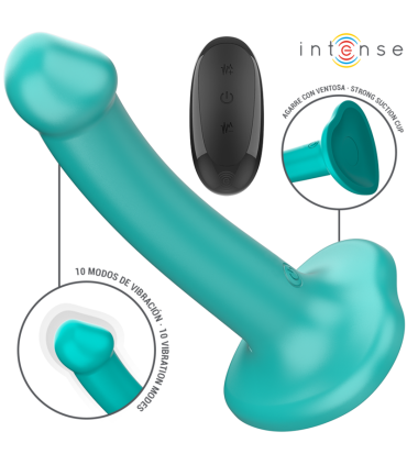 Intense Katie bleue — ventouse 10 vibrations premium homme, vue principale