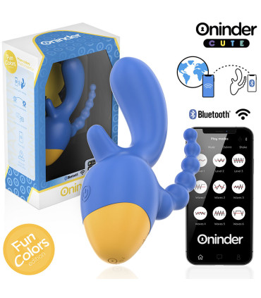 Oninder Cute Love 3 Some — triple vibrateur app premium homme, vue principale