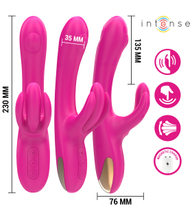Intense Britney — profil vibrateur lapin rose premium