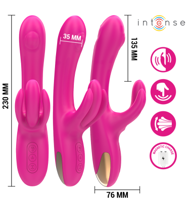 Intense Britney — profil vibrateur lapin rose premium