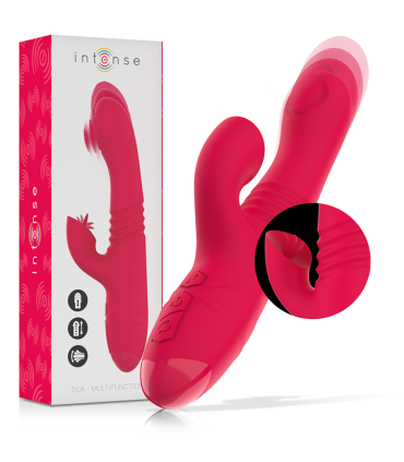 Intense Dua rouge — vibrateur Up & Down Sélection douce, vue principale