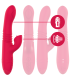 Dua Intense — multifonction langue rouge rechargeable