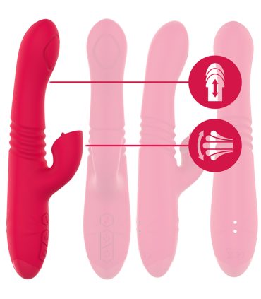 Dua Intense — multifonction langue rouge rechargeable