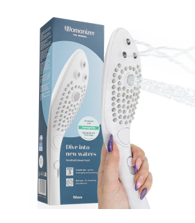 Womanizer Wave blanc — pommeau clitoral Sélection douce, vue principale