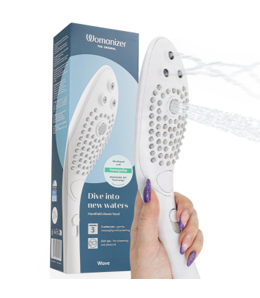 Womanizer Wave blanc — pommeau clitoral Sélection douce, vue principale