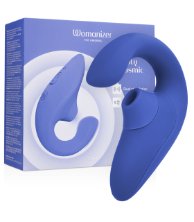 Womanizer vibrateur bleu — stimulateur Sélection douce, vue principale