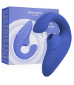 Womanizer — Vibrateur stimulateur bleu vibrant