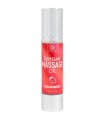 Huile de massage à la fraise — texture satinée 50 ml