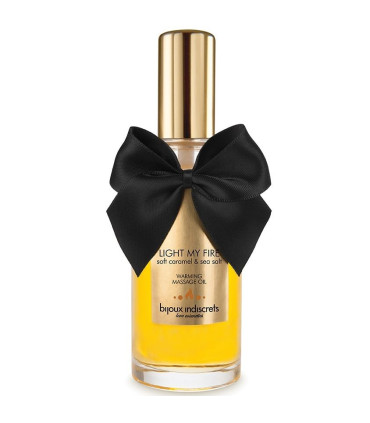 Huile massage effet chaleur caramel — vue principale, Gels de massage