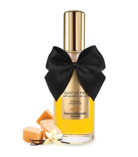 Huile de massage chaleur — finition gourmande caramel