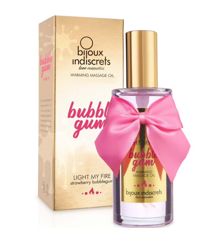 Huile effet chaleur bubblegum — texture comestible 100 ml