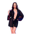 Babydoll noir avec string — Chilirose