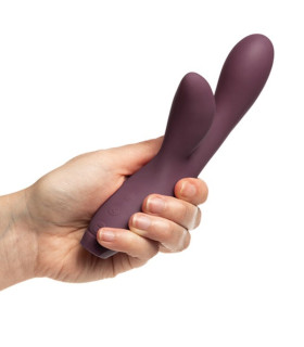 Je Joué Hera rabbit violet — profil et texture silicone Soft