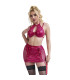Ensemble rouge effet cuir Subblime | Folies Secrètes