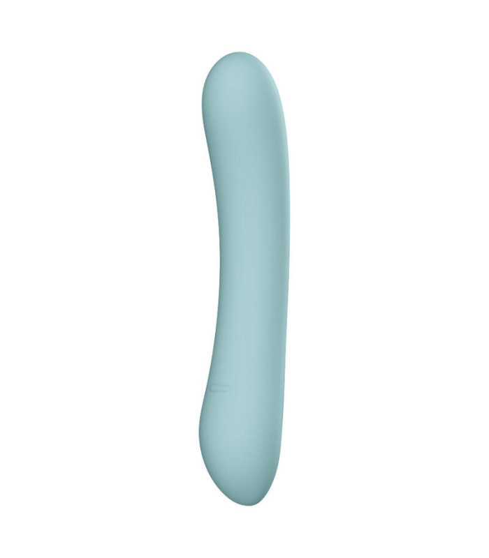 Kiiroo Pearl 2+ turquoise — profil incurvé et capteurs tactiles