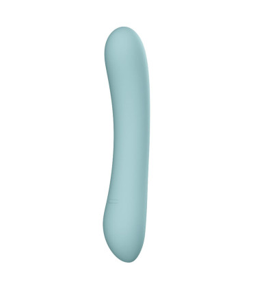 Kiiroo Pearl 2+ turquoise — profil incurvé et capteurs tactiles