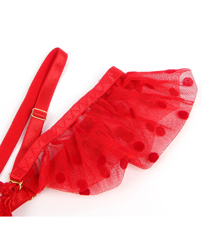 Ensemble dentelle rouge Subblime | Folies Secrètes