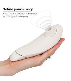 Womanizer Premium 2 gris chaud — profil et finition premium