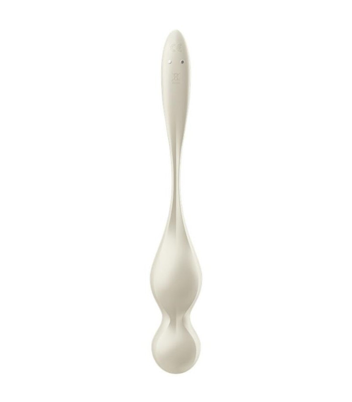 Satisfyer Love Birds blanches — forme ergonomique et silicone doux