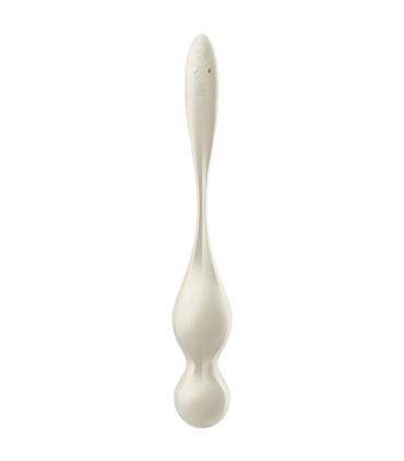 Satisfyer Love Birds blanches — forme ergonomique et silicone doux