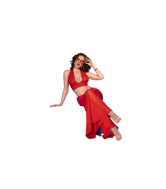 Ensemble rouge habillé Chilirose | Folies Secrètes