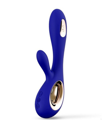 LELO Soraya Wave bleu nuit — rabbit WaveMotion, vue principale