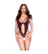 Body rouge floral Chilirose | Folies Secrètes