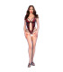 Body rouge floral Chilirose | Folies Secrètes