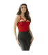 Body rouge jarretelle Subblime | Folies Secrètes