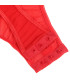 Body rouge jarretelle Subblime | Folies Secrètes