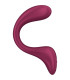 Satisfyer G for Goddess 2 bordeaux — profil et finition silicone