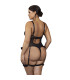 Body noir graphique Subblime | Folies Secrètes