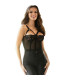 Body noir jarretelle Subblime | Folies Secrètes