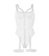 Body blanc jarretelle Subblime | Folies Secrètes