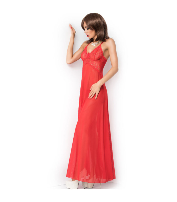 Nuisette longue rouge Chilirose | Folies Secrètes