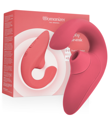 Womanizer Blend rabbit rose — double stimulation, vue principale