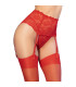 Porte-jarretelles rouge bas | Folies Secrètes