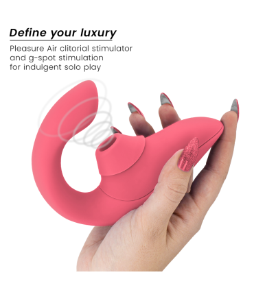Womanizer Blend rabbit rose — profil silicone premium