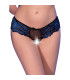 Culotte Sans Crochet Noir/Bleu S — Chilirose | Folies Secrètes