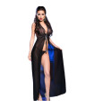 Babydoll Long & String Noir S/M — Chilirose