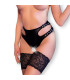 Culotte Crochless Noir S/M — Chilirose | Folies Secrètes