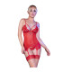 Ensemble Corset Rouge S/M — Chilirose | Folies Secrètes