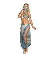 Ensemble Lingerie Bleu Style Indien L/Xl — Subblime