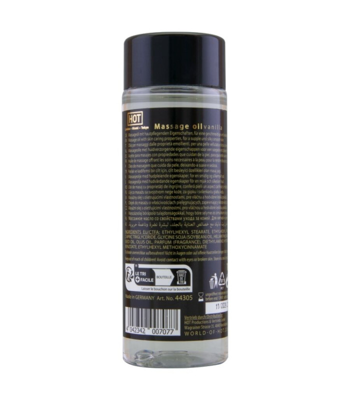 Hot Huile de Massage à La Vanille 100 ml | Folies Secrètes