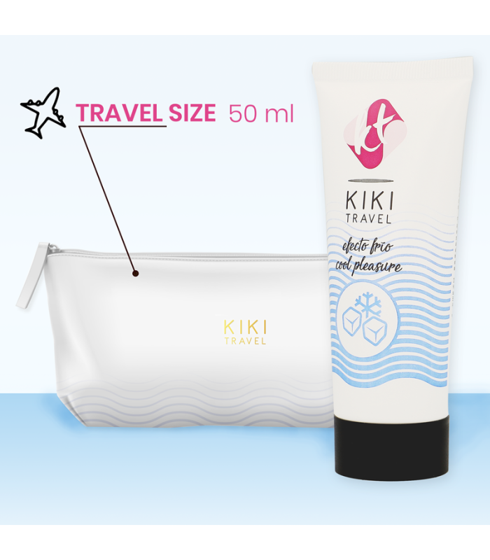 Kikí Travel Lubrifiant Effet Refroidissant 50 | Folies Secrètes